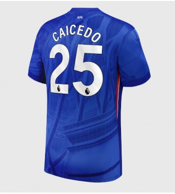 Chelsea Moises Caicedo #25 Hjemmebanetrøje 2025-26 Kortærmet